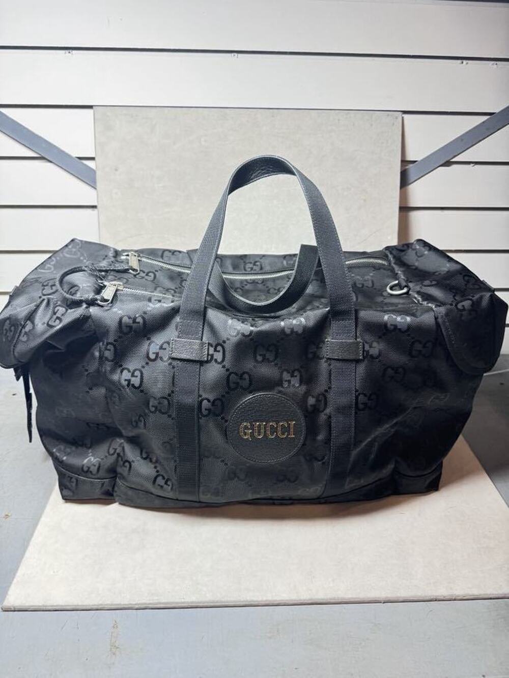 Econyl Nylon Monogram Off The Grid Duffle Bag LS(336292)